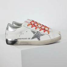 Load image into Gallery viewer, Golden Goose Ball-Star Glitter Silver Star Silver Heel Tab
