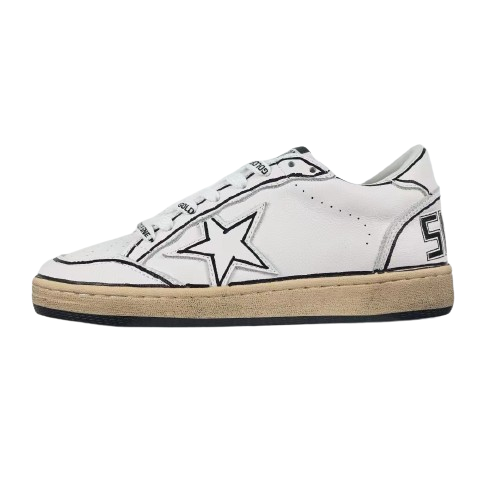 Golden Goose Ball-Star White Grafitti Star White Heel Tab #BEYONDESIRE