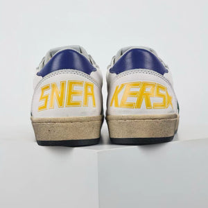 Golden Goose Ball-Star Green Star Blue Heel Tab