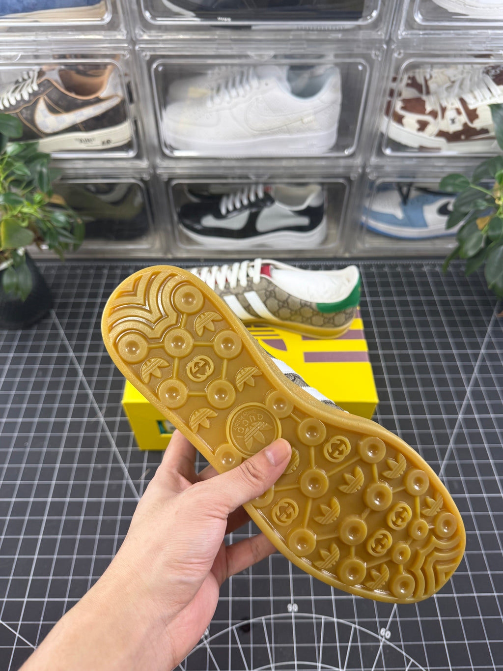 Gucci x Gazelle Beige Monogram