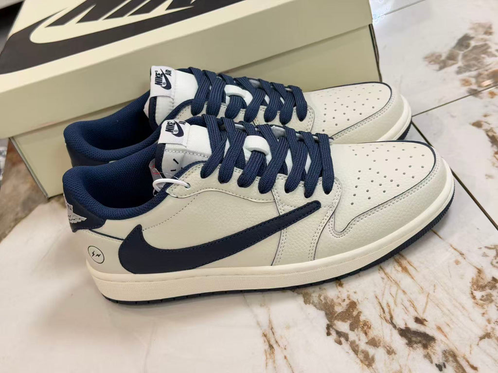 AJ1 Low Travis Scott x Fragment Navy Customs