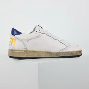 Golden Goose Ball-Star Green Star Blue Heel Tab