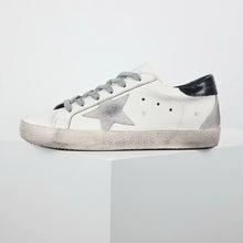 Load image into Gallery viewer, Golden Goose Super-Star Suede Star Black Heel Tab
