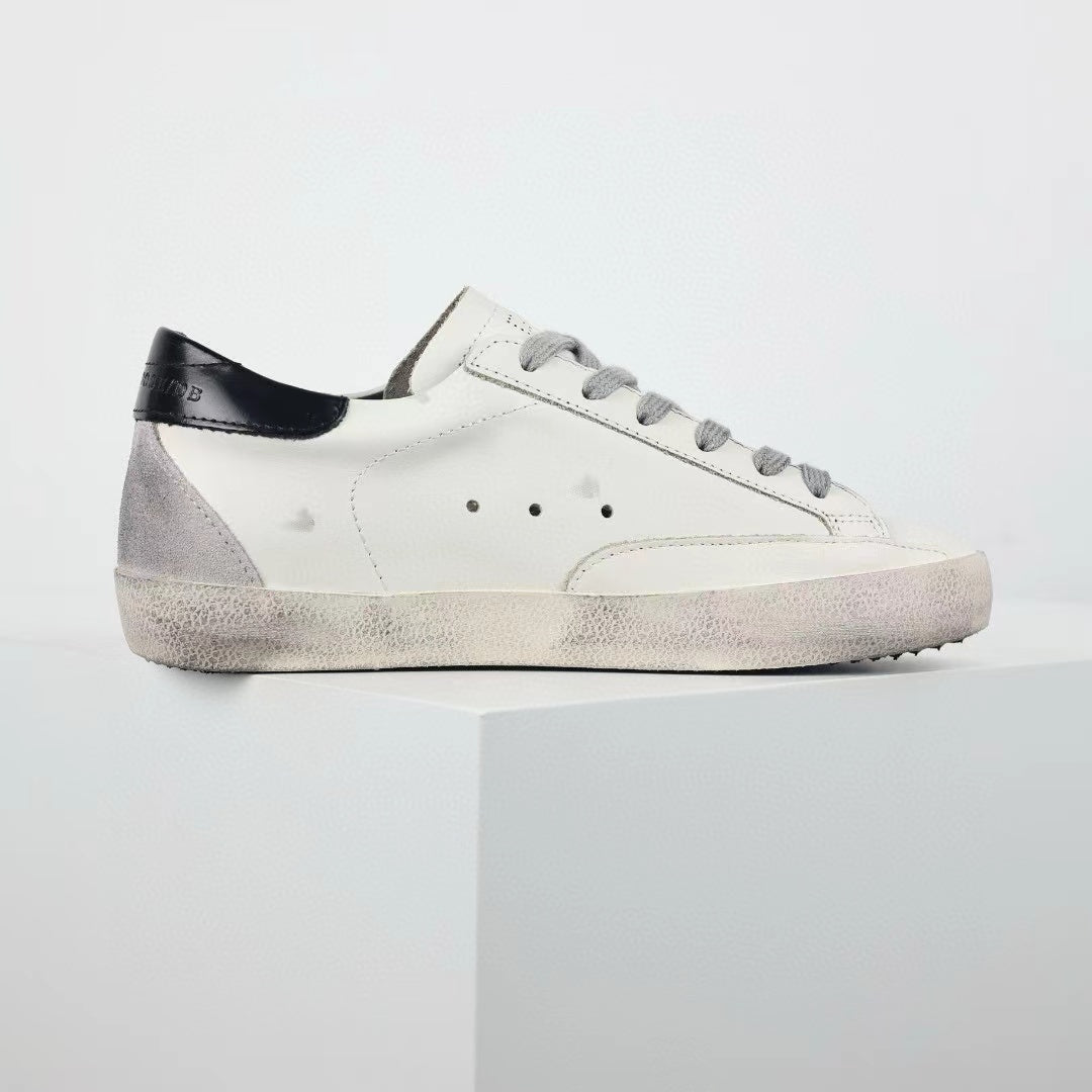 Golden Goose Super-Star Suede Star Black Heel Tab