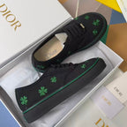 Saltwind Sneaker Clover on Black Cotton