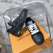 Load image into Gallery viewer, LV Trainers Black Embossed Monogram
