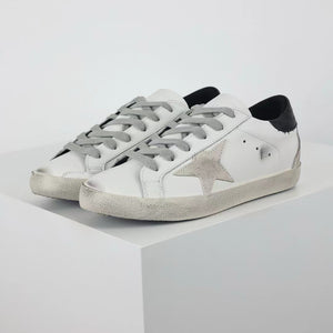 Golden Goose Super-Star Suede Star Black Heel Tab Blackout