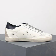 Load image into Gallery viewer, Golden Goose Super-Star Suede Star Black Matte Heel Tab
