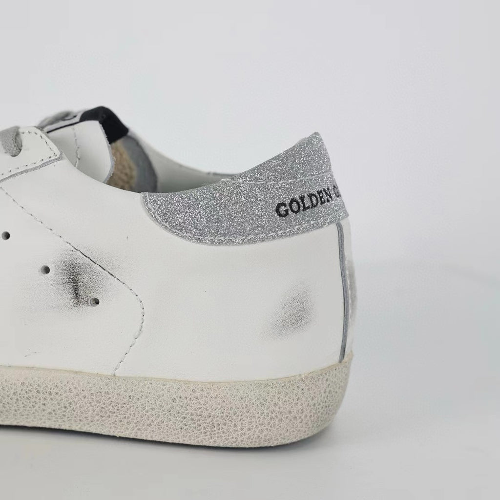 Golden Goose Ball-Star Glitter Star Glitter Heel Tab