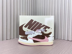 AJ1 Low Travis Scott Dark Pony | Pink Oxford