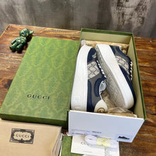 Load image into Gallery viewer, Gucci GG Sneaker Beige &amp; blue
