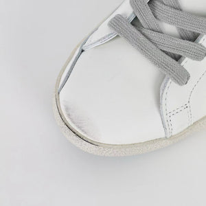 Golden Goose Super-Star Suede Star Silver Heel Tab