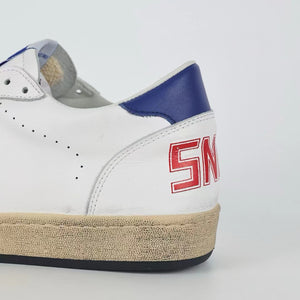 Golden Goose Ball-Star Red Star Blue Heel Tab