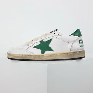 Golden Goose Ball-Star Green Star Green Heel Tab