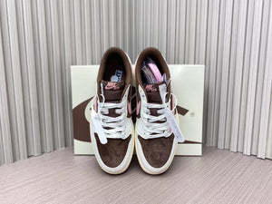 AJ1 Low Travis Scott Dark Pony | Pink Oxford