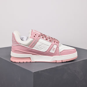 LV Trainers Baby Pink