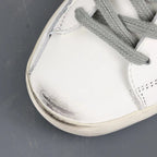Golden Goose Super-Star Suede Star White Heel Tab