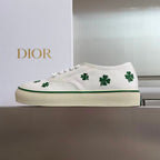 Saltwind Sneaker Clover on White Cotton