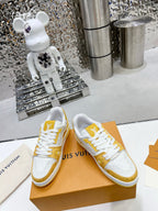 LV Trainers #54 Monogram Denim Yellow