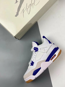 AJ 4 SB Summit White/Navy