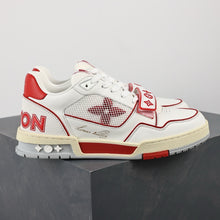 Load image into Gallery viewer, LV Trainers Velcro Strap Mesh Red
