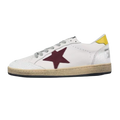 Golden Goose Ball-Star Red Star Yellow Heel Tab
