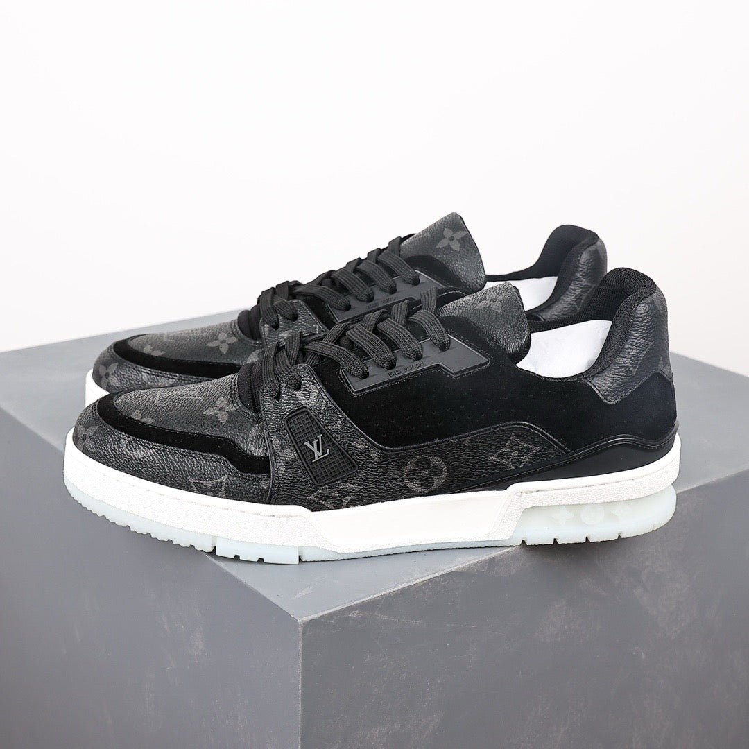 LV Trainers Monogram Black