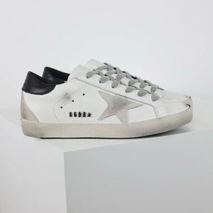 Golden Goose Super-Star Suede Star Black Heel Tab Blackout