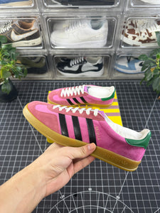 Gucci x Gazelle Pink Velvet