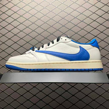 Load image into Gallery viewer, AJ1 Low Travis Scott x Fragment Military Blue
