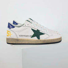 Load image into Gallery viewer, Golden Goose Ball-Star Green Star Blue Heel Tab
