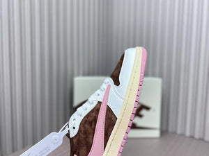 AJ1 Low Travis Scott Dark Pony | Pink Oxford