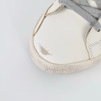 Golden Goose Super-Star Suede Star Silver Heel Tab