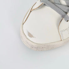 Load image into Gallery viewer, Golden Goose Super-Star Suede Star Silver Heel Tab
