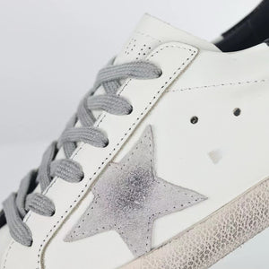 Golden Goose Super-Star Suede Star Black Heel Tab