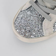 Load image into Gallery viewer, Golden Goose Ball-Star Suede Star Grey Heel Tab Glitter Base
