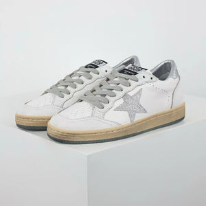 Golden Goose Ball-Star Glitter Star Glitter Heel Tab