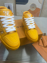 Load image into Gallery viewer, LV Trainers Yellow Embossed Monogram
