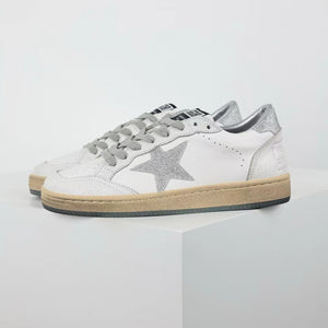 Golden Goose Ball-Star Glitter Star Glitter Heel Tab