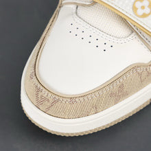 Load image into Gallery viewer, LV Trainers Velcro Strap Monogram Denim Beige
