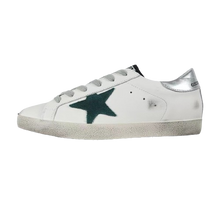 Load image into Gallery viewer, Golden Goose Ball-Star Green Star Silver Heel Tab
