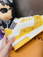 LV Trainers #54 Monogram Denim Yellow