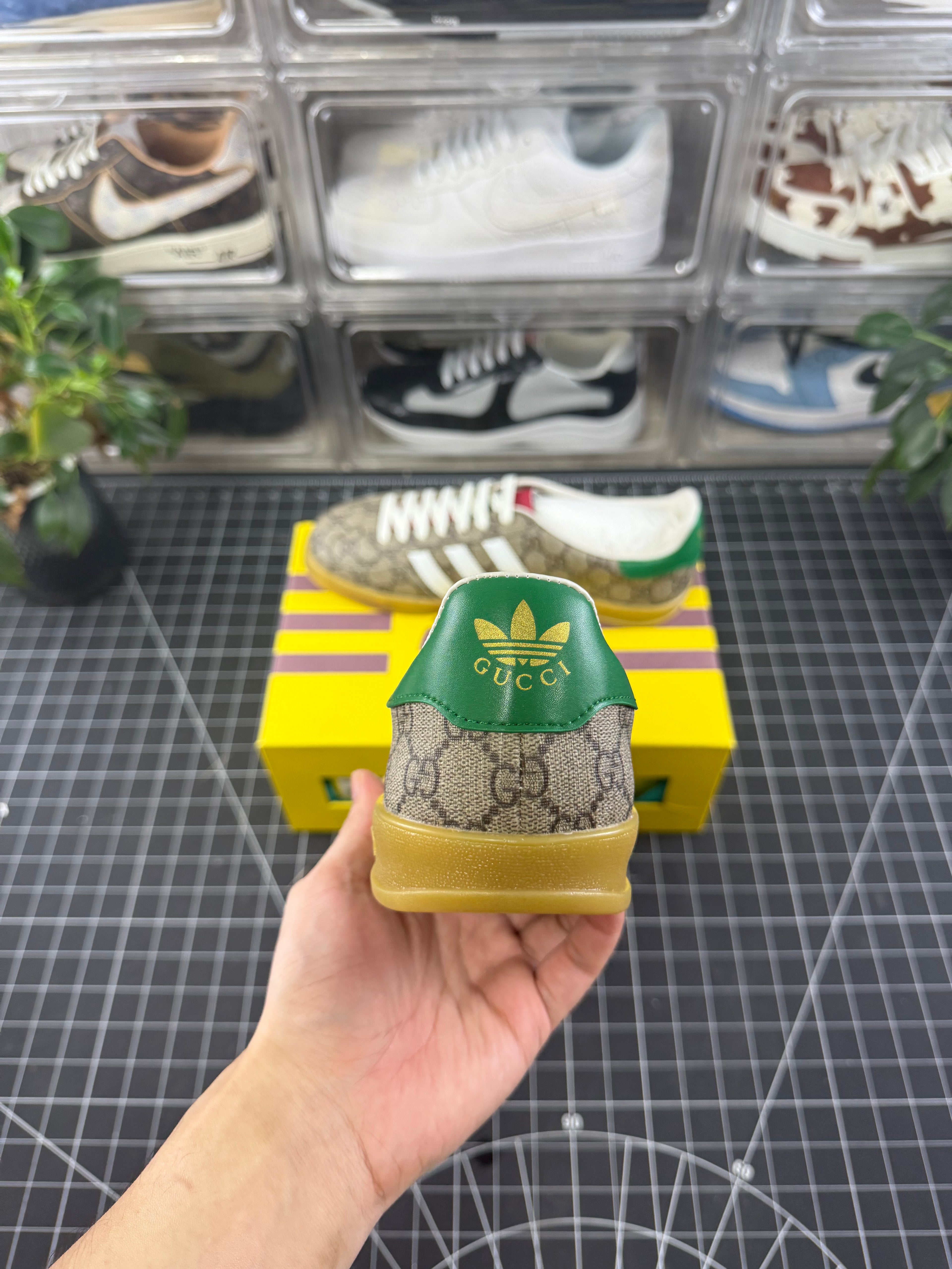 Gucci x Gazelle Beige Monogram