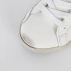 Golden Goose Super-Star Glitter Silver Star Navy Heel Tab