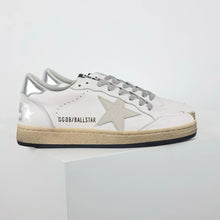 Load image into Gallery viewer, Golden Goose Ball-Star Suede Star Silver Heel Tab
