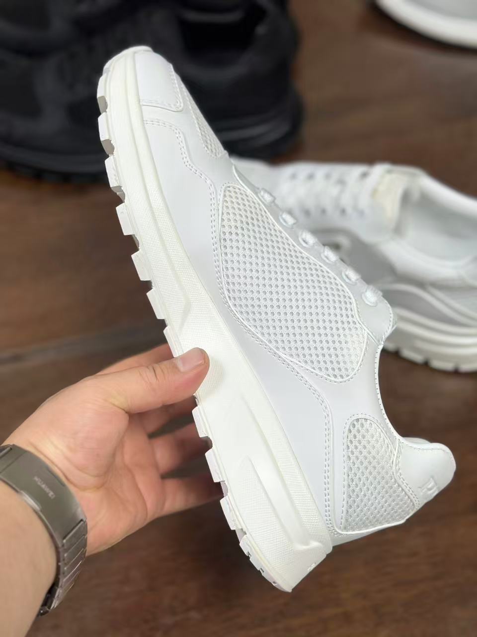 Prada Prax 2.0 White Mesh