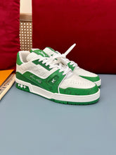 Load image into Gallery viewer, LV Trainers #54 Monogram Denim Green

