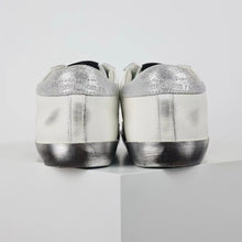 Load image into Gallery viewer, Golden Goose Ball-Star Silver Star Silver Heel Tab Silver Base
