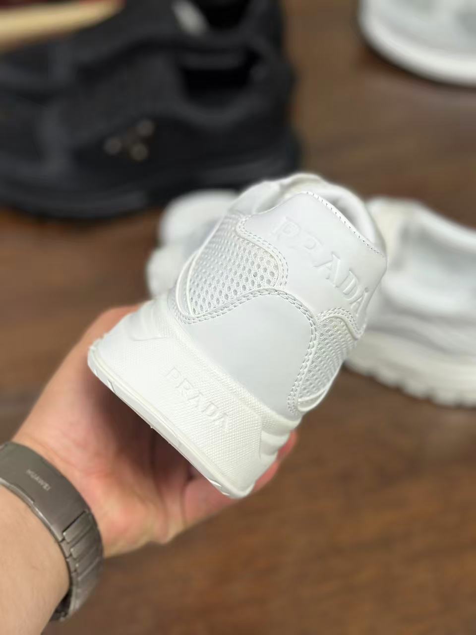 Prada Prax 2.0 White Mesh