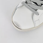 Golden Goose Ball-Star Green Star Silver Heel Tab